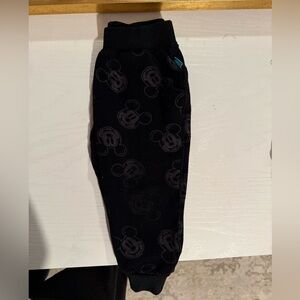 Posh Peanut Black Mickey Jogger Pants